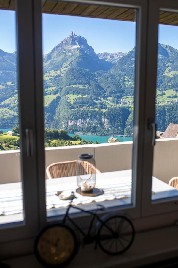 Traumhafte Sonnenresidenz Mit Berg- Und Seeblick Amden Esterno foto